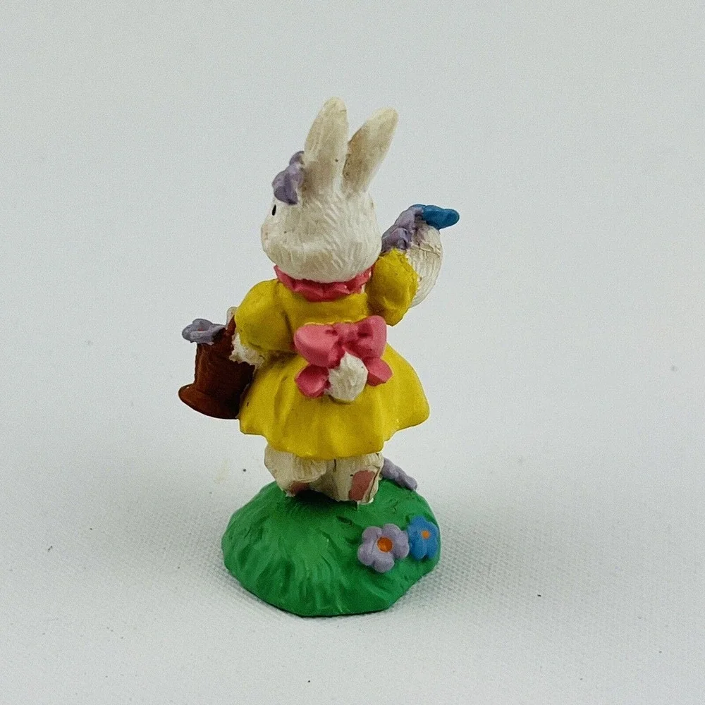 Cottontail Lane Flower Girl Bunny Figurine Easter Spring Midwest of Cannon Falls